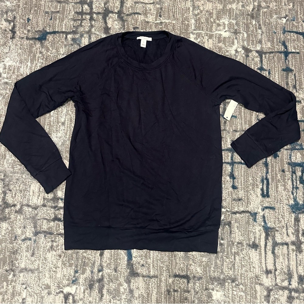 Daily Ritual pull over sweater - XS- Navy Blue